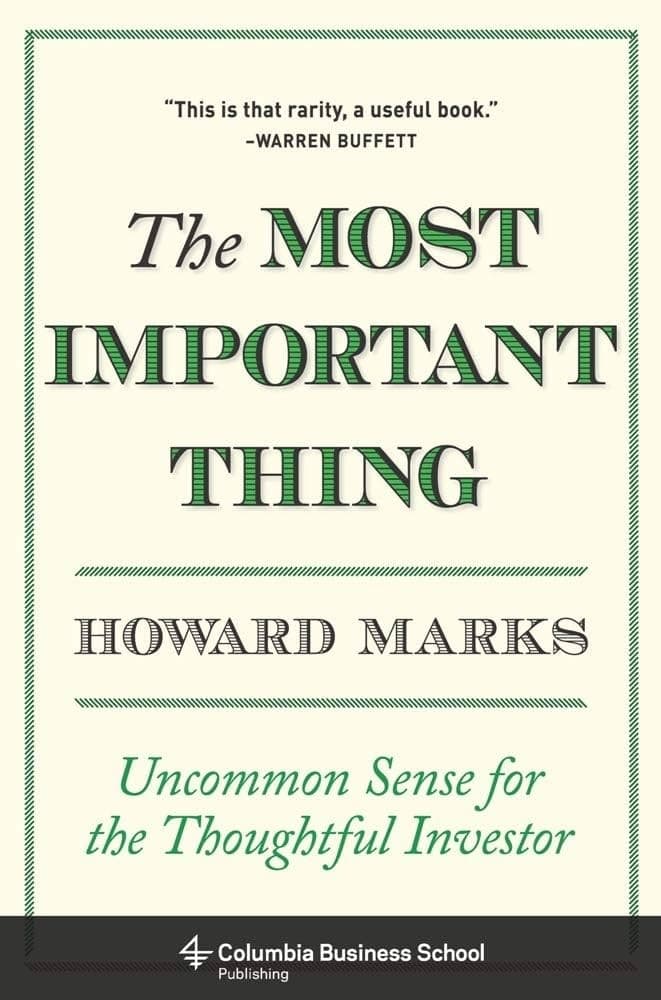 Cover of The Most Important Thing